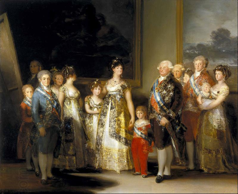 Francisco de Goya Charles IV of Spain and His Family oil painting picture